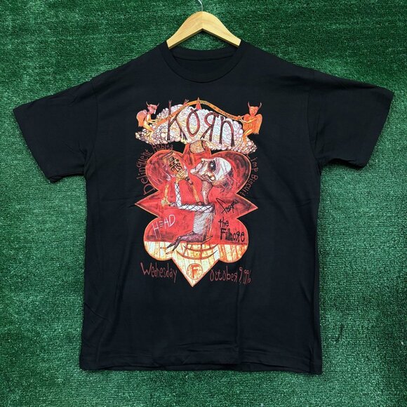 Korn Self- Incineration Rock T-shirt size large - Picture 1 of 4